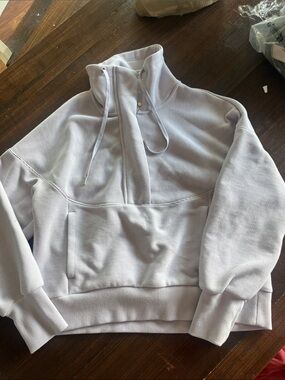 CALIA by Carrie Underwood Light Lavender Half-Zip Pullover Hoodie